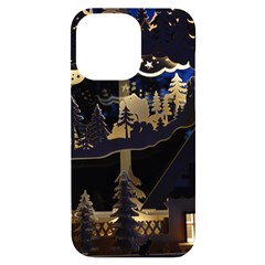 Christmas-advent-candle-arches Iphone 14 Pro Max Black Uv Print Case by Amaryn4rt