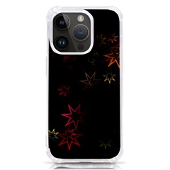 Christmas-background-motif-star Iphone 14 Pro Tpu Uv Print Case by Amaryn4rt