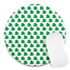 Christmas-tree-tree-holidays Round Mousepad by Amaryn4rt