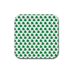 Christmas-tree-tree-holidays Rubber Coaster (square) by Amaryn4rt