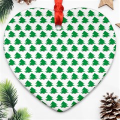 Christmas-tree-tree-holidays Heart Ornament (two Sides) by Amaryn4rt