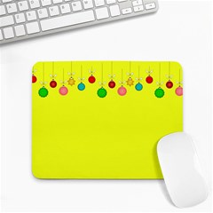 Christmas-bowls-garland-decoration Small Mousepad by Amaryn4rt