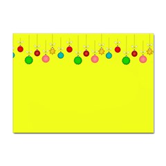 Christmas-bowls-garland-decoration Sticker A4 (100 Pack) by Amaryn4rt