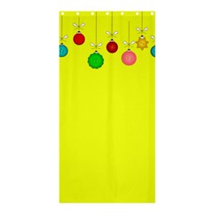 Christmas-bowls-garland-decoration Shower Curtain 36  X 72  (stall) 