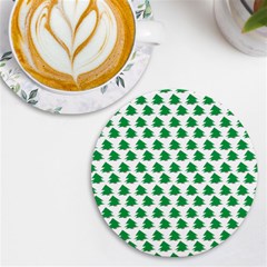 Christmas-tree-tree-holidays Uv Print Round Tile Coaster by Amaryn4rt