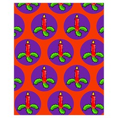 Christmas Candles Seamless Pattern Drawstring Bag (small) by Amaryn4rt