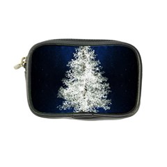 Tree Pine White Starlight Night Winter Christmas Coin Purse by Amaryn4rt