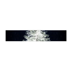 Tree Pine White Starlight Night Winter Christmas Premium Plush Fleece Scarf (mini) by Amaryn4rt