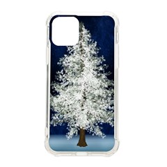 Tree Pine White Starlight Night Winter Christmas Iphone 11 Pro 5 8 Inch Tpu Uv Print Case by Amaryn4rt