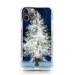 Tree Pine White Starlight Night Winter Christmas iPhone 11 Pro 5.8 Inch TPU UV Print Case Front