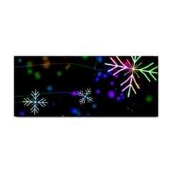 Snowflakes Snow Winter Christmas Hand Towel by Amaryn4rt