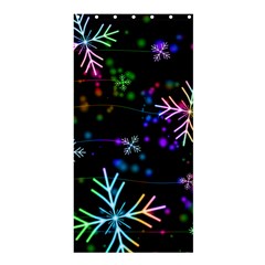 Snowflakes Snow Winter Christmas Shower Curtain 36  X 72  (stall) 