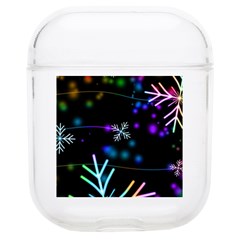 Snowflakes Snow Winter Christmas Airpods 1/2 Case by Amaryn4rt