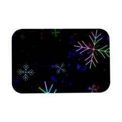 Snowflakes Snow Winter Christmas Open Lid Metal Box (silver)   by Amaryn4rt