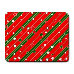 Christmas-paper-star-texture     - Small Mousepad by Amaryn4rt