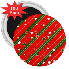 Christmas-paper-star-texture     - 3  Magnets (100 Pack) by Amaryn4rt