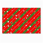 Christmas-paper-star-texture     - Postcard 4 x 6  (Pkg of 10) Front