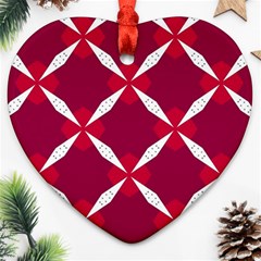 Christmas-background-wallpaper Heart Ornament (two Sides) by Amaryn4rt