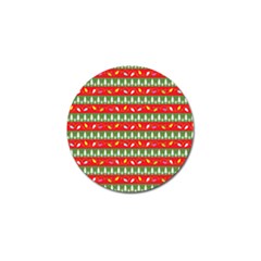 Christmas-papers-red-and-green Golf Ball Marker (4 Pack) by Amaryn4rt