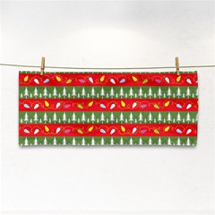 Christmas-papers-red-and-green Hand Towel by Amaryn4rt