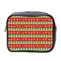 Christmas-papers-red-and-green Mini Toiletries Bag (two Sides) by Amaryn4rt