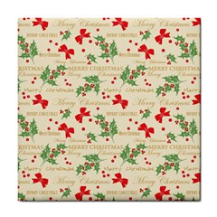 Christmas-paper-scrapbooking-- Tile Coaster by Amaryn4rt