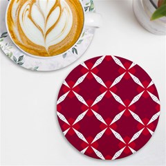 Christmas-background-wallpaper Uv Print Round Tile Coaster by Amaryn4rt