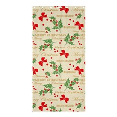 Christmas-paper-scrapbooking-- Shower Curtain 36  X 72  (stall)  by Amaryn4rt