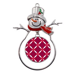 Christmas-background-wallpaper Metal Snowman Ornament by Amaryn4rt