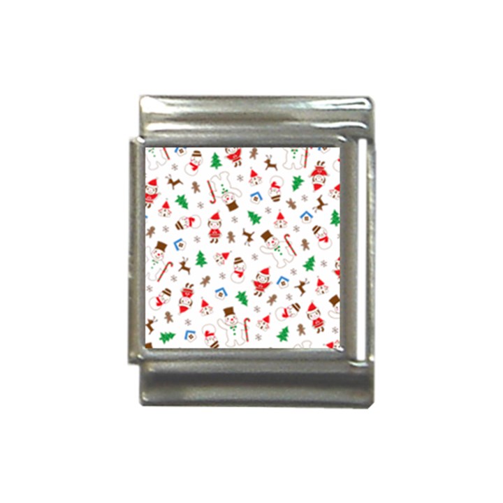 Christmas Shading Pattern Italian Charm (13mm)