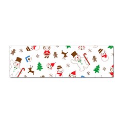 Christmas Shading Pattern Sticker (bumper) by Amaryn4rt