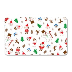 Christmas Shading Pattern Magnet (rectangular) by Amaryn4rt