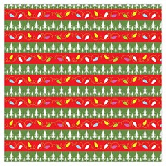 Christmas-papers-red-and-green Lightweight Scarf  by Amaryn4rt