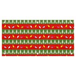 Christmas-papers-red-and-green Banner and Sign 6  x 3  Front