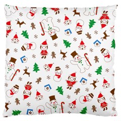 Christmas Shading Pattern Standard Premium Plush Fleece Cushion Case (one Side) by Amaryn4rt