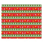 Christmas-papers-red-and-green Premium Plush Fleece Blanket (Small) 50 x40  Blanket Front