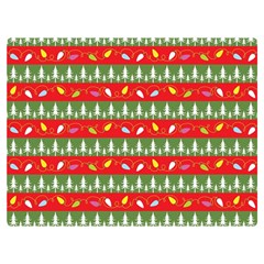 Christmas-papers-red-and-green Two Sides Premium Plush Fleece Blanket (extra Small) by Amaryn4rt