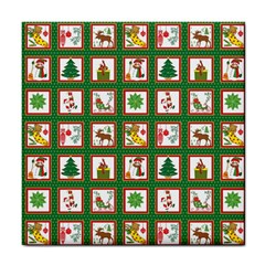 Christmas-paper-christmas-pattern Tile Coaster by Amaryn4rt