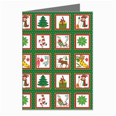 Christmas-paper-christmas-pattern Greeting Card by Amaryn4rt