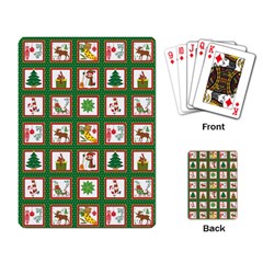 Christmas-paper-christmas-pattern Playing Cards Single Design (rectangle) by Amaryn4rt