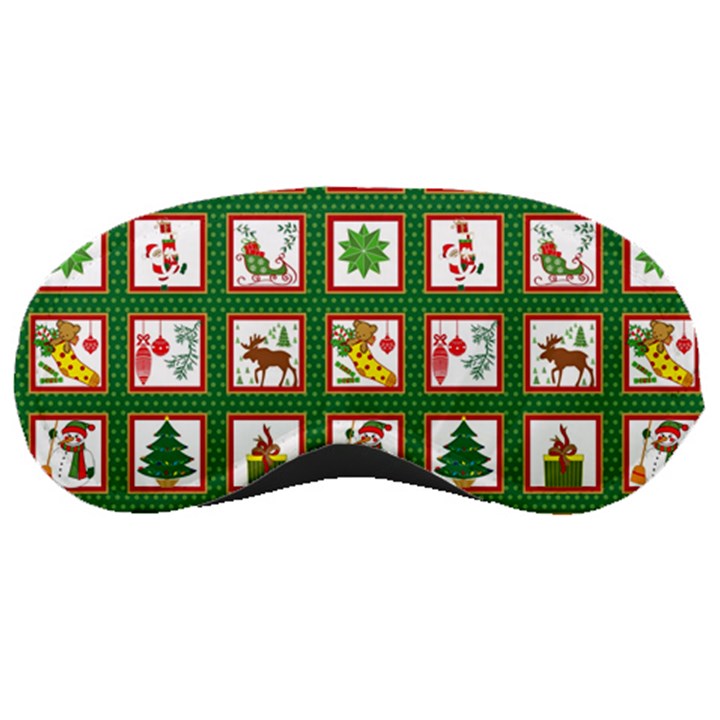 Christmas-paper-christmas-pattern Sleep Mask