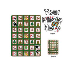 Christmas-paper-christmas-pattern Playing Cards 54 Designs (mini) by Amaryn4rt