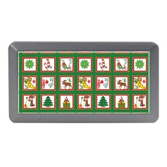 Christmas-paper-christmas-pattern Memory Card Reader (mini) by Amaryn4rt