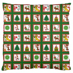 Christmas-paper-christmas-pattern Standard Premium Plush Fleece Cushion Case (one Side) by Amaryn4rt