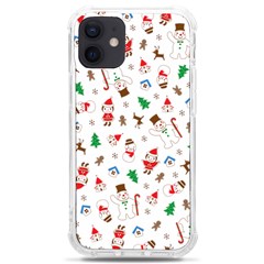 Christmas Shading Pattern Iphone 12 Mini Tpu Uv Print Case	 by Amaryn4rt