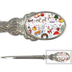 Christmas Theme Decor Illustration Pattern Letter Opener by Amaryn4rt