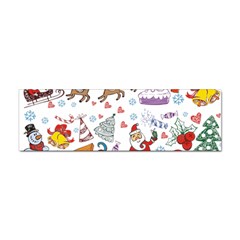 Christmas Theme Decor Illustration Pattern Sticker Bumper (100 pack)