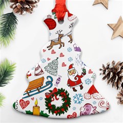 Christmas Theme Decor Illustration Pattern Ornament (Christmas Tree) 