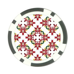 Christmas-wallpaper-background Poker Chip Card Guard (10 Pack) by Amaryn4rt