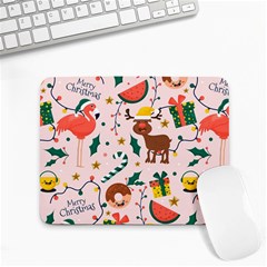 Colorful-funny-christmas-pattern Merry Xmas Small Mousepad by Amaryn4rt